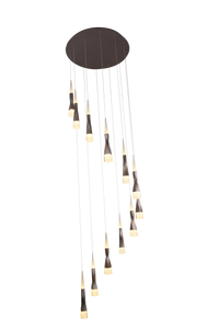 Meteor Series 12 Lamp Chandelier