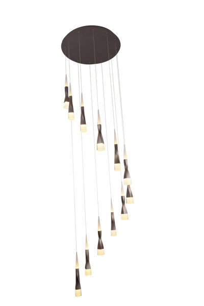 Meteor Series 12 Lamp Chandelier